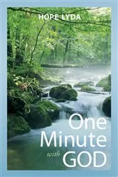 Book cover of One Minute with God by Hope Lyda