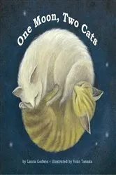 Book cover of One Moon, Two Cats by Laura Godwin