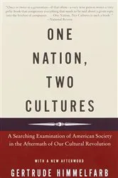 Book cover of One Nation, Two Cultures by Gertrude Himmelfarb