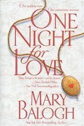 Book cover of One Night for Love by Mary Balogh