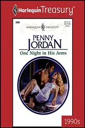 Book cover of ONE NIGHT IN HIS ARMS by Penny Jordan