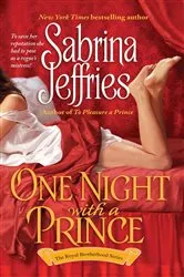 Book cover of One Night with a Prince by Sabrina Jeffries