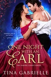 Book cover of One Night with an Earl by Tina Gabrielle