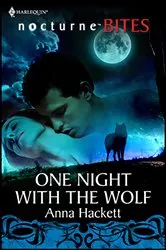 Book cover of One Night with the Wolf by Anna Hackett