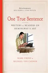 Book cover of One True Sentence by Mark Cirino
