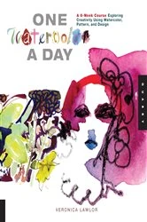 Book cover of One Watercolor a Day by Veronica Lawlor
