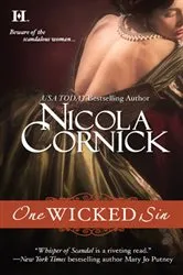 Book cover of One Wicked Sin by Nicola Cornick