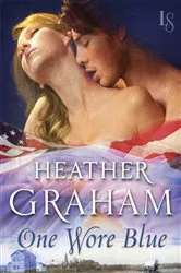 Book cover of One Wore Blue by Heather Graham