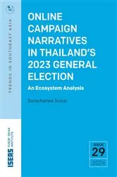 Book cover of Online Campaign Narratives in Thailand’s 2023 General Election by Surachanee Sriyai