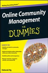 Book cover of Online Community Management For Dummies by Deborah Ng