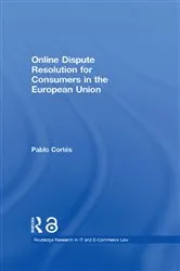 Book cover of Online Dispute Resolution for Consumers in the European Union by Unknown