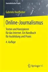 Book cover of Online-Journalismus (4th ed.) by Gabriele Hooffacker