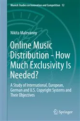 Book cover of Online Music Distribution - How Much Exclusivity Is Needed? by Nikita Malevanny