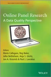 Book cover of Online Panel Research by Mario Callegaro