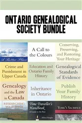 Book cover of Ontario Genealogical Society 12-Book Bundle by Jane E. MacNamara