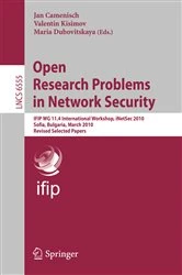 Book cover of Open Research Problems in Network Security by Jan Camenisch