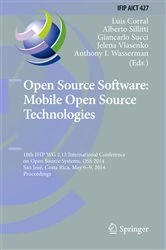 Book cover of Open Source Software: Mobile Open Source Technologies by Luis Corral