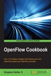 Book cover of OpenFlow Cookbook by Kingston Smiler. S