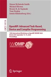 Book cover of OpenMP: Advanced Task-Based, Device and Compiler Programming by Simon McIntosh-Smith