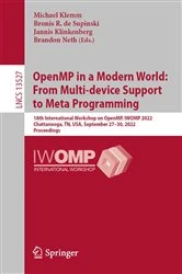 Book cover of OpenMP in a Modern World: From Multi-device Support to Meta Programming by Michael Klemm
