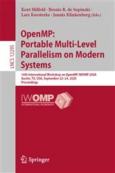 Book cover of OpenMP: Portable Multi-Level Parallelism on Modern Systems by Kent Milfeld
