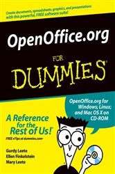 Book cover of OpenOffice.org For Dummies by Gurdy Leete