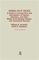Book cover of Opera Plot Index by David Hamilton