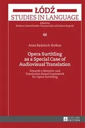 Book cover of Opera Surtitling as a Special Case of Audiovisual Translation by Barbara Lewandowska-Tomaszczyk