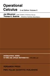 Book cover of Operational Calculus (2nd ed.) by Thomas K. Boehme
