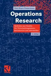 Book cover of Operations Research (2nd ed.) by Hans-Jürgen Zimmermann