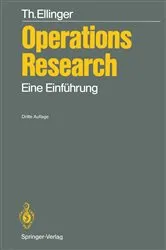 Book cover of Operations Research (3rd ed.) by Theodor Ellinger