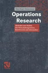 Book cover of Operations Research by Hans-Jürgen Zimmermann