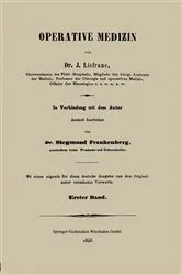 Book cover of Operative Medizin by Dr. J. Lisfranc