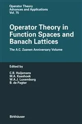 Book cover of Operator Theory in Function Spaces and Banach Lattices by Unknown