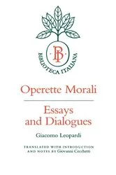 Book cover of Operette Morali by Giacomo Leopardi