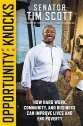 Book cover of Opportunity Knocks by Senator Tim Scott
