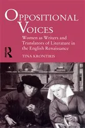 Book cover of Oppositional Voices by Tina Kronitiris