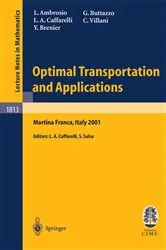 Book cover of Optimal Transportation and Applications by Luigi Ambrosio