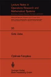 Book cover of Optimale Fahrpläne by Götz Uebe