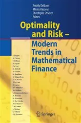 Book cover of Optimality and Risk - Modern Trends in Mathematical Finance by Freddy Delbaen