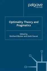 Book cover of Optimality Theory and Pragmatics by Unknown