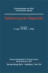 Book cover of Optimierung der Diagnostik by H. Lang