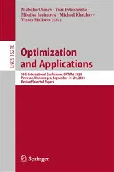 Book cover of Optimization and Applications by Nicholas Olenev