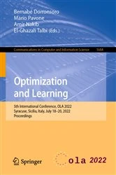 Book cover of Optimization and Learning by Bernabé Dorronsoro
