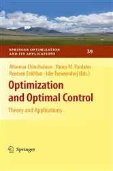Book cover of Optimization and Optimal Control by Altannar Chinchuluun