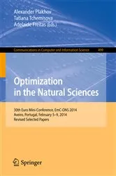 Book cover of Optimization in the Natural Sciences by Alexander Plakhov