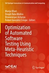 Book cover of Optimization of Automated Software Testing Using Meta-Heuristic Techniques by Manju Khari