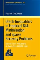Book cover of Oracle Inequalities in Empirical Risk Minimization and Sparse Recovery Problems by Unknown