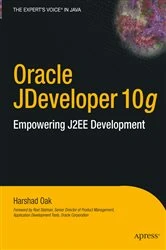 Book cover of Oracle JDeveloper 10g by Harshad Oak