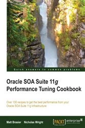 Book cover of Oracle SOA Suite Performance Tuning Cookbook by Matthew Brasier